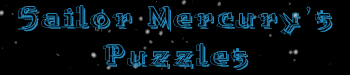 Sailor Mercury's Puzzles